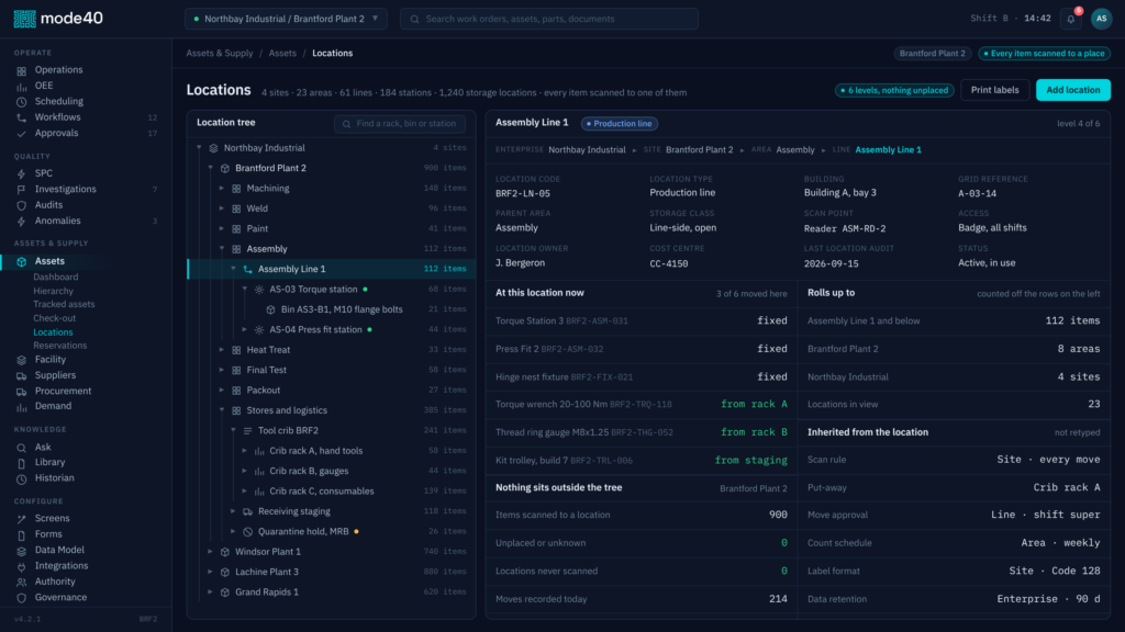 Production orders get lot tracking, and fleet and equipment tracking ships